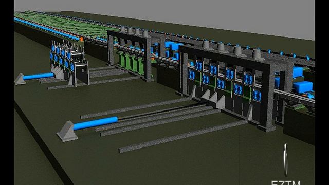Стан строительных профилей ОАО "ЭЗТМ"