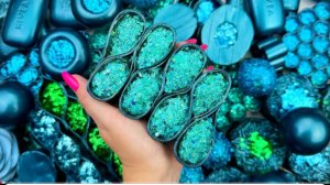 BRILLIANT BLUE 💙🪩 ASMR Soap crush