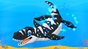 Развивающий мультфильм для детей "Пазлы" (познавательный мультик для малышей) Динозаврики