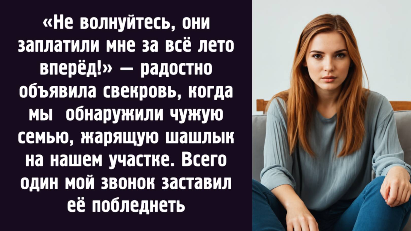 «Они заплатили за сезон вперёд!» — хвасталась свекровь, сдав чужим людям нашу дачу