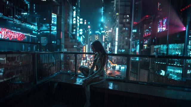 UNDER THE RAIN – Blade Runner Ambient ｜ Cyberpunk Rain Music for Focus & Reflection