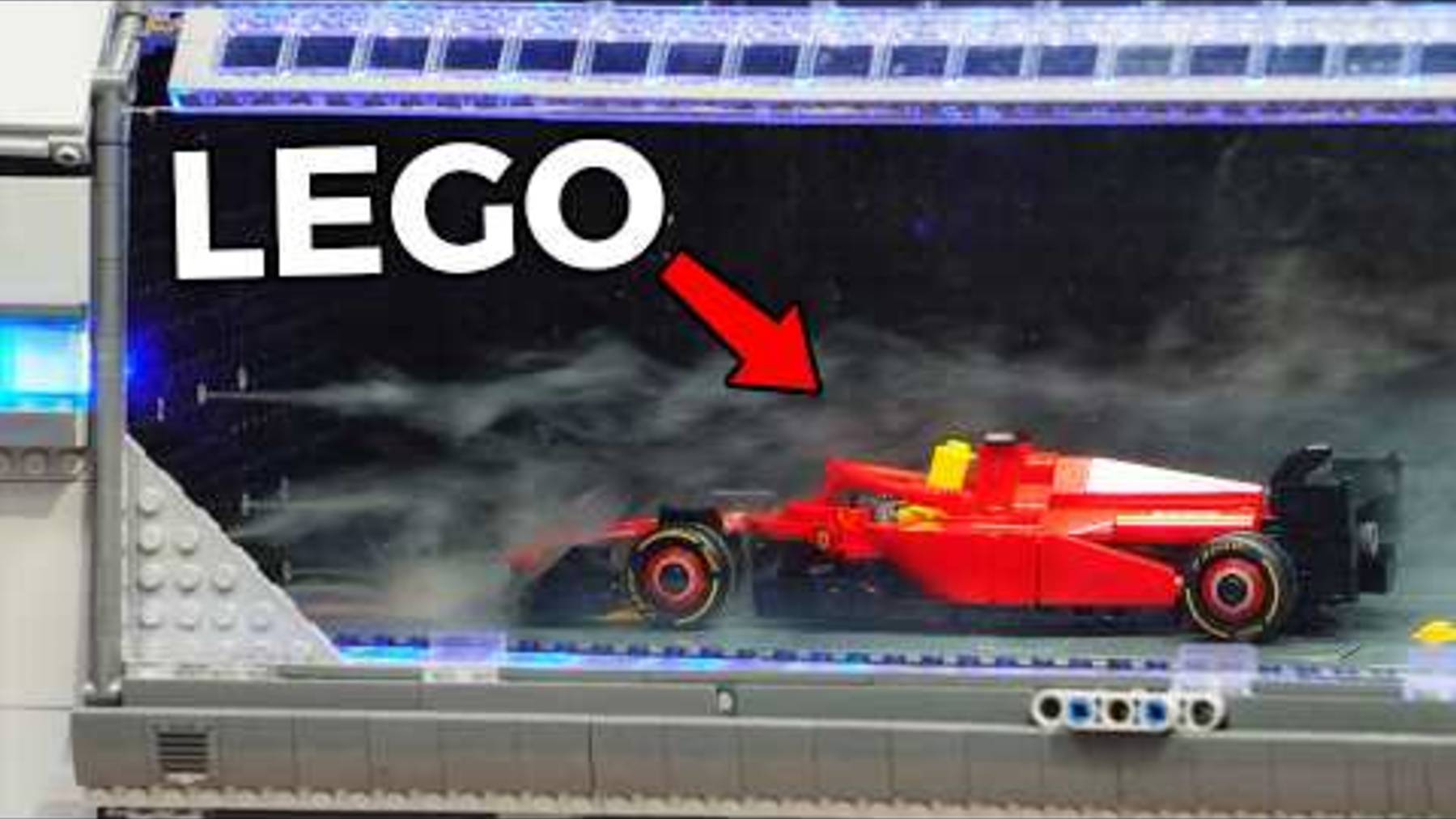 Тестируем LEGO Cars в аэродинамической трубе!