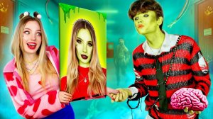 Тим Тин : Мейковер из Красотки в Зомби! Мой Парень - Зомби