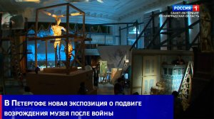 В Петергофе новая экспозиция о подвиге возрождения музея после войны