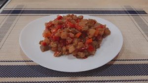 Нежные БАКЛАЖАНЫ с овощами. Овощное РАГУ на УЖИН. Рецепты ПП с КБЖУ.