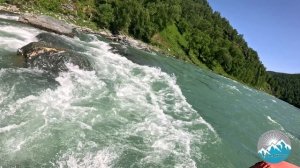 река Катунь , от устья р.Бирюкса до устья р.Зеленка  часть1