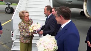 Валентина Матвиенко прибыла в Нижний Новгород на Форум регионов России и Беларуси