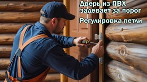 Дверь ПВХ задевает за порог - решение