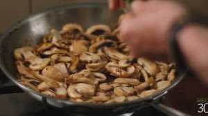 Pork Cutlets in Creamy Garlic and Mushroom Sauce