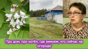 Жизнь в деревне, про дом, мебель, котёл, где зимуем. Что с моим огородом