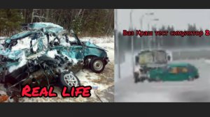 Авария на реальных событиях в ваз Краш тест симулятор 2 #10