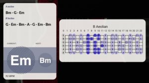 Mignight Drive Rock Backing Track in Bm