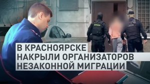 В Красноярске задержаны организаторы нелегальной миграции — видео