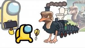Итальянские мемы против АМОНГ АС| Sprunki мультфильм