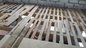 Делаем пол на втором этаже в доме из газобетона