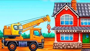 Мультики про машинки для малышей - Стройка дома - Игровой мультфильм для детей