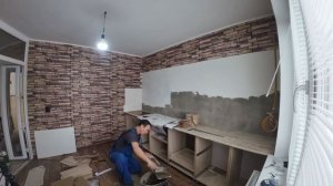 КАК Я ОТДЕЛЫВАЛ КУХНЮ