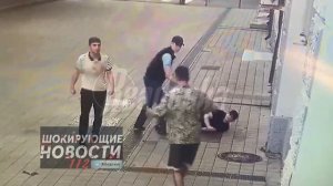 В Туапсе две компании не поделили что-то прямо посреди улицы — словесная перепалка быстро переросла