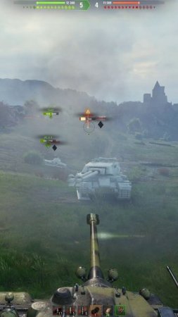 Твердый! - E 77 ➜ 5 Фрагов 8.6K Урона - #shorts #wot #E77 #миртанков
