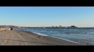 Анапа. Море. Безлюдные песчаные пляжи. Красивейший закат.