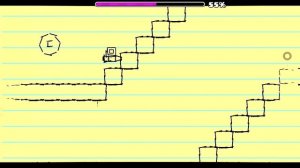 Нарисованный 100% Back on Track Geometry Dash PAINT ON TRACK