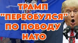 Трамп "переобулся" по поводу НАТО