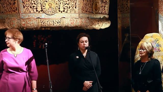 Открытие выставки "Искусство русской вышивки XVI – начала XX века"
