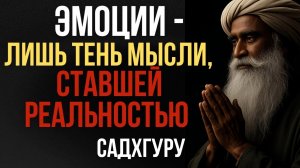 📹 Эмоции — лишь тень мысли, которая стала реальностью | Садхгуру → 👤