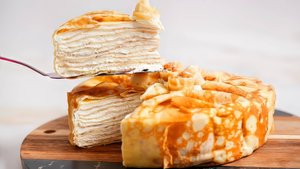 НЕРЕАЛЬНО вкусный торт БЕЗ ДУХОВКИ! Блинный торт со сливочным кремом