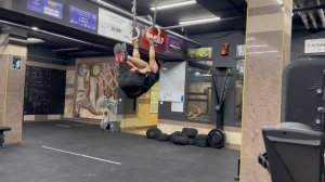 Строгие подъемы коленей к локтям в висе на кольцах|Strict Knee to elbow on the ring