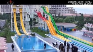 Посол России в Северной Корее на открытии туристического комплекса в городе Вонсан, КНДР