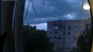 закат и снова дождь