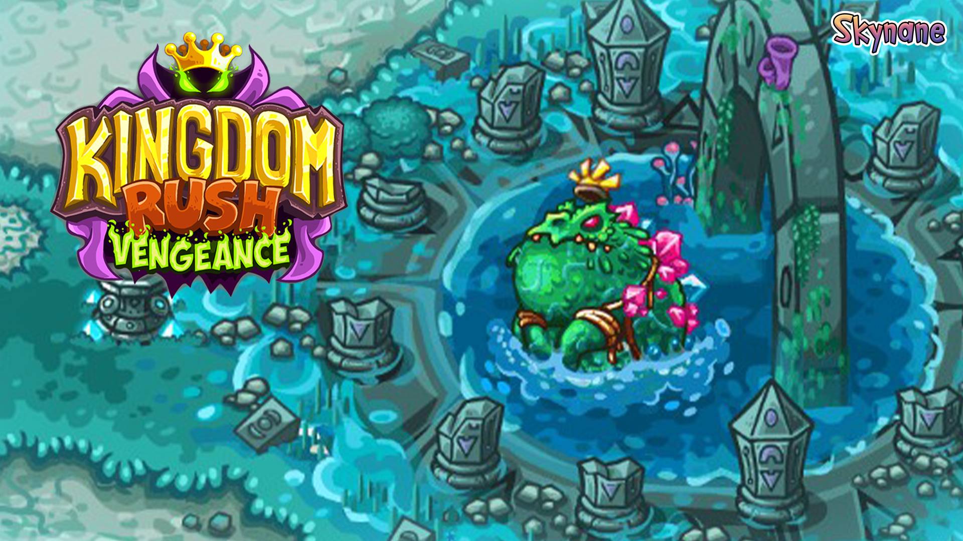 ЖЁСТКИЙ БОСС ЖАБА | Kingdom Rush Vengeance [17] на сложности ветеран