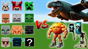 Какой майнкрафт моб СИЛЬНЕЕ всех НОВЫХ ИТАЛЬЯНСКИХ ЖИВОТНЫХ?? Minecraft