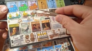 Смотрим марки Великобритании 70х годов. Филателия марки хобби stamp philately hobby