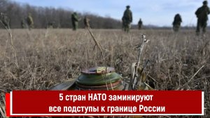 5 стран НАТО заминируют все подступы к границе России