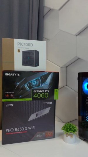 Игровой ПК на RTX4060 и Ryzen5 7500F! #сборкапк #nvidia #rtx