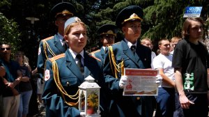 Туапсе принял участие в краевой патриотической акции «Эстафета Памяти».