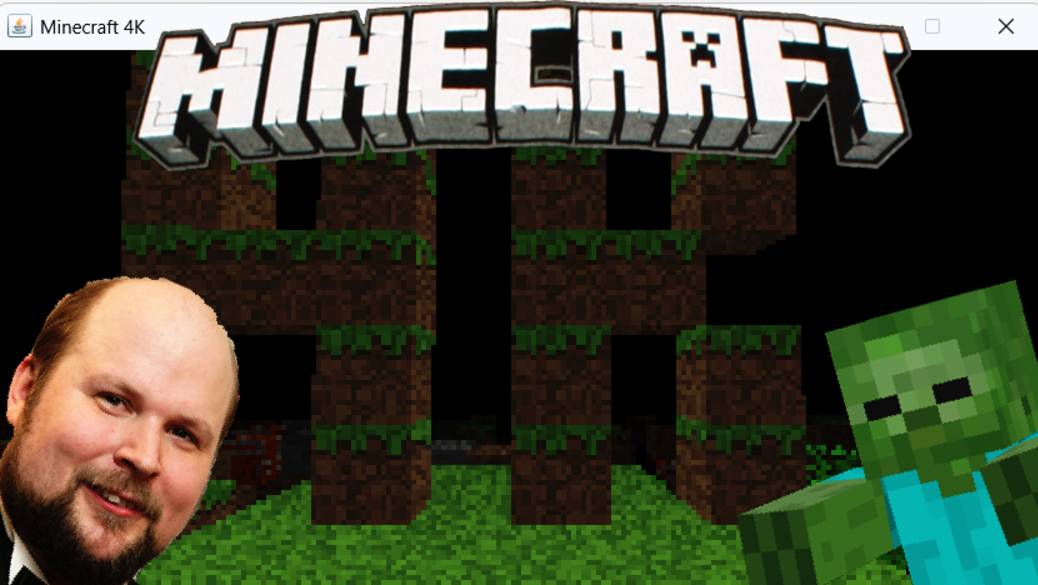 Minecraft 4k: Забытая версия - Худший кошмар Нотча!