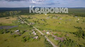Кедровка. вид с дрона.