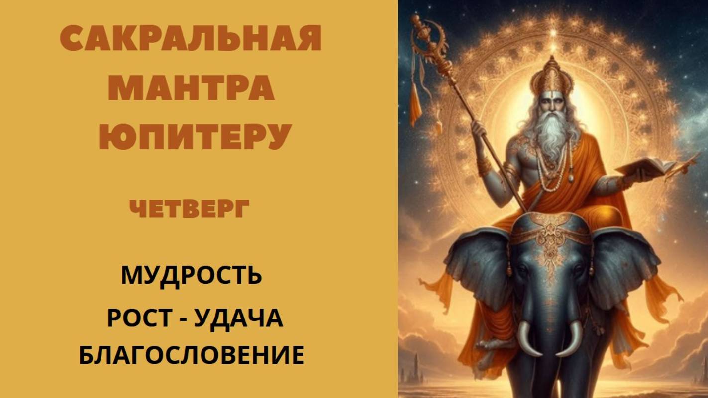Сакральная Мантра Юпитеру. Четверг.