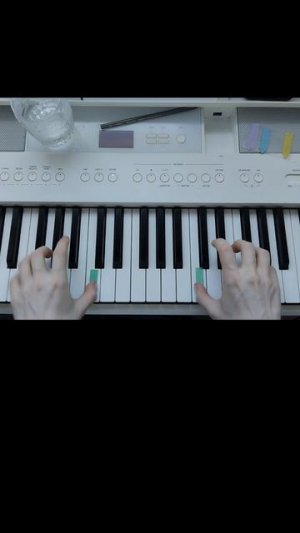 упражнение "Зеркало интервалов"  #piano #музыкальность #урокифортепиано #фортепиано