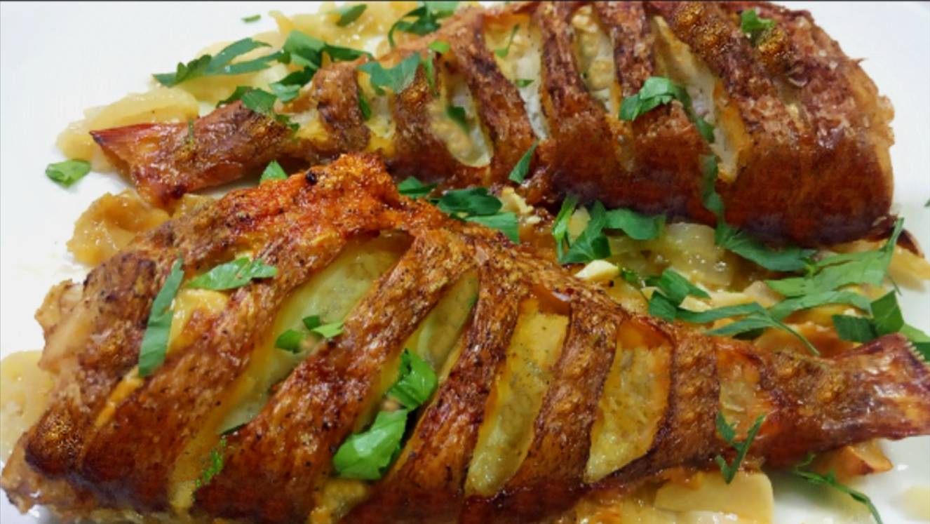 РЫБА в духовке (ОКУНЬ, НАВАГА, МИНТАЙ) три рецепта! Вкусно и полезно!