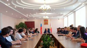 Глава АМС Владикавказа Вячеслав Мильдзихов провёл встречу с Советом по молодежной политики