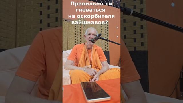 Правильно ли гневаться на оскорбителя вайшнавов? - ЕС БВВ Нарасимха Махарадж отвечает на вопросы