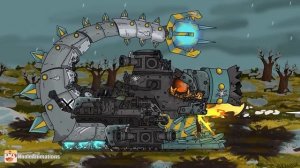 HomeAnimations – Мультики про танки  МЫ ДОЛЖНЫ РАЗОРВАТЬ МОНСТРА ! АртоМонстр, КВ-6 , СМК, vs Гибрид