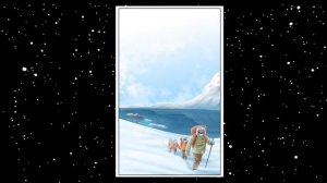 Процесс рисования страницы фантастического комикса Дары Бродячих Льдов - арктическая экспедиция