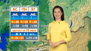 Прогноз погоды на 29 июня в Новосибирске
