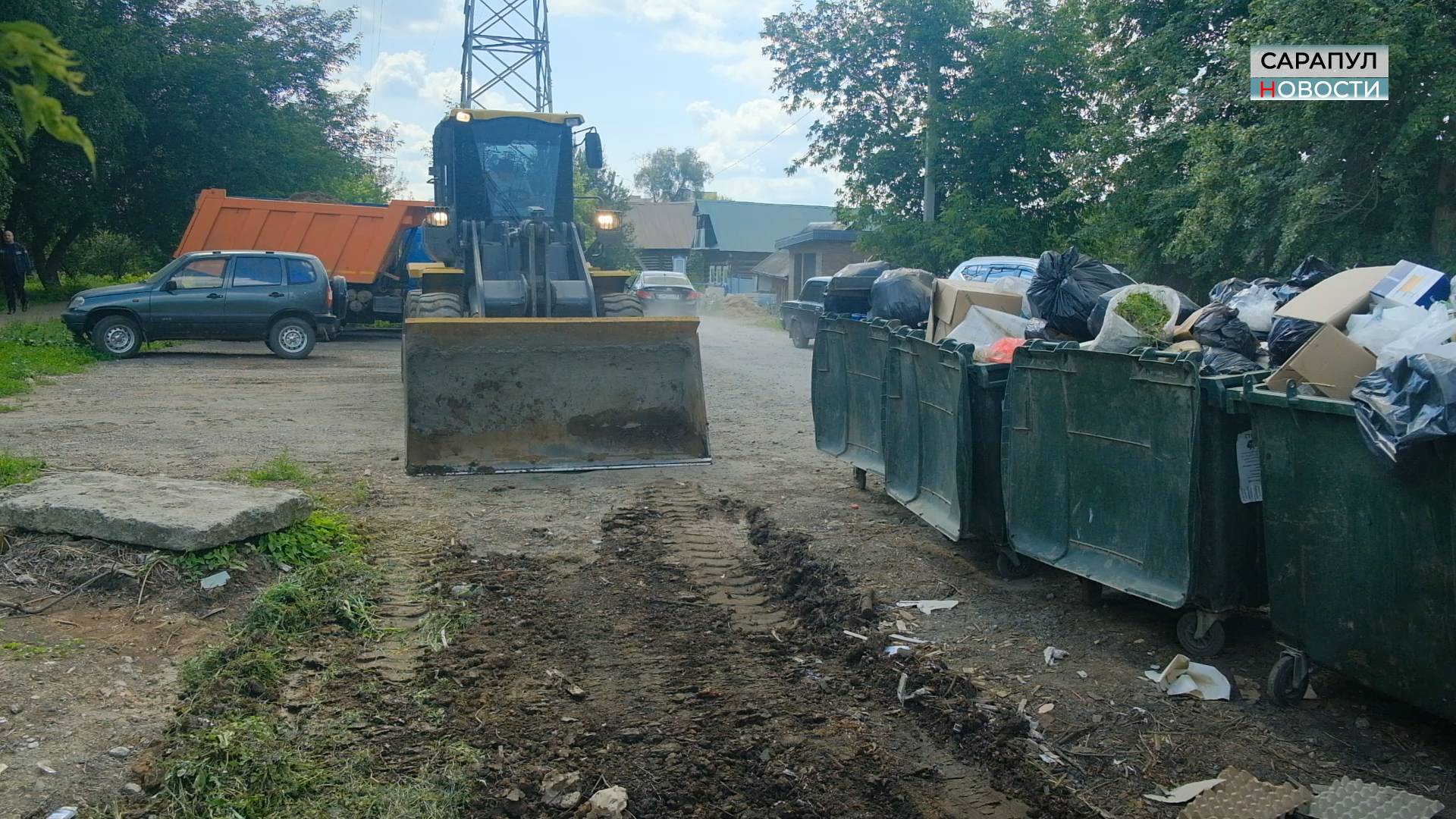 РЕКОНСТРУКЦИЯ КОНТЕЙНЕРНЫХ ПЛОЩАДОК В САРАПУЛЕ