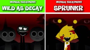 INCREDIBOX SPRUNKI VS WENDA 💀 | WILD VS DECAY TREATMENT 🏴☠️ | БАЙТ-ХАОС 🔥